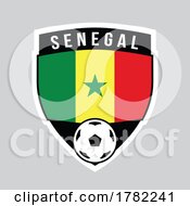Senegal Shield Team Badge For Football Tournament