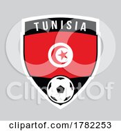 Tunisia Shield Team Badge For Football Tournament