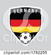 Poster, Art Print Of Germany Shield Team Badge For Football Tournament