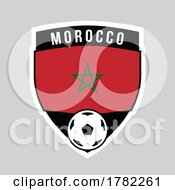 Poster, Art Print Of Morocco Shield Team Badge For Football Tournament