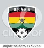 Poster, Art Print Of Ghana Shield Team Badge For Football Tournament
