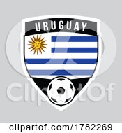 Uruguay Shield Team Badge For Football Tournament