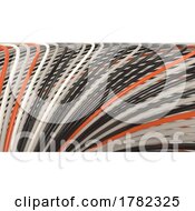 Poster, Art Print Of 3d Geometric Abstract Twist Background