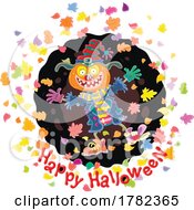 Poster, Art Print Of Cartoon Happy Halloween Greeting