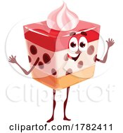 Cake Food Mascot