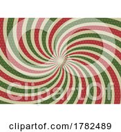 Vintage Christmas Swirl Background