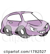 Poster, Art Print Of Cartoon Wicked Autu Car Mascot Character