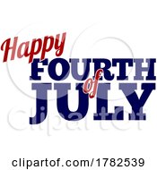 Poster, Art Print Of Happy Fourth Of July Design