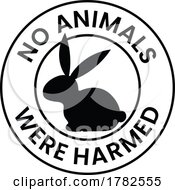 Poster, Art Print Of No Animals Were Harmed Illustration 1