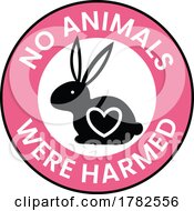 Poster, Art Print Of No Animals Were Harmed Illustration 2