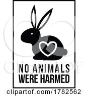 Poster, Art Print Of Not Tested On Animals And No Animals Were Harmed - Set 1