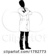 Scientist Engineer Professor Man Silhouette Person by AtStockIllustration