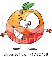 Cartoon Peach Character