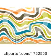 Poster, Art Print Of Abstract Wavy Pattern Design