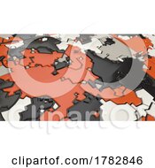 Poster, Art Print Of 3d Geometric Abstract Twist Background