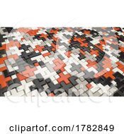 Poster, Art Print Of 3d Geometric Abstract Twist Background