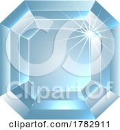 Faceted Cut Diamond Design by AtStockIllustration