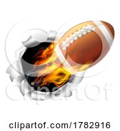 Poster, Art Print Of Flame Hole American Football 2022 B2