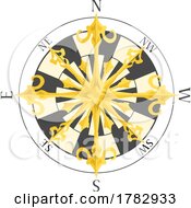 Poster, Art Print Of Compass Rose Symbol Icon