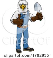 Eagle Gardener Gardening Animal Mascot