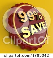 Poster, Art Print Of Discount Sale Wax Seal