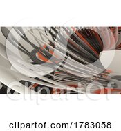 Poster, Art Print Of 3d Geometric Abstract Twist Background