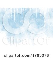 Poster, Art Print Of Christmas Winter Background With Snow And Icicles