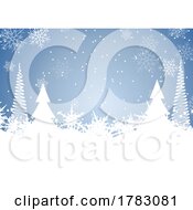 Poster, Art Print Of Winter Christmas Background