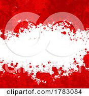 Poster, Art Print Of Blood Splatter Background For Halloween