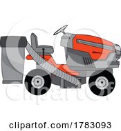 Cartoon Riding Lawn Mower