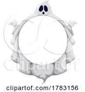 Halloween Ghost Frame by Vector Tradition SM