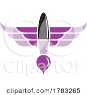 Poster, Art Print Of Purple Winged Paintbrush