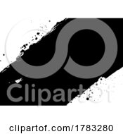 Poster, Art Print Of Grunge Paint Splatter Background In Black And White 2010