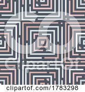 Poster, Art Print Of Abstract Retro Styled Pattern Background