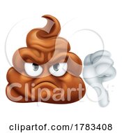 Poster, Art Print Of Angry Mad Dislike Hating Poop Poo Emoticon Emoji