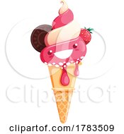 Poster, Art Print Of Ice Cream Mascot