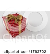 Plaid Christmas Gift Box