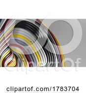 Poster, Art Print Of 3d Geometric Abstract Twist Background