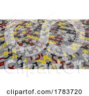 Poster, Art Print Of 3d Geometric Abstract Twist Background