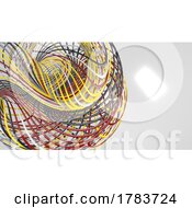 Poster, Art Print Of 3d Geometric Abstract Twist Background