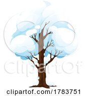 Poster, Art Print Of Snow Flocked Tree In Winter