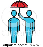 Poster, Art Print Of Person Holding Up An Umbrella