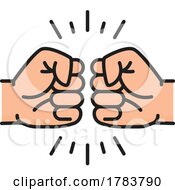 Poster, Art Print Of Hands Fist Bumping