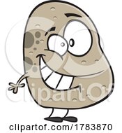 Cartoon Happy Potato