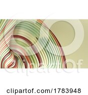 3D Geometric Abstract Twist Background