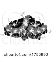 Poster, Art Print Of Hibiscus Silhouette Flower