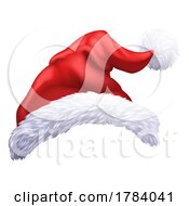 Poster, Art Print Of Santa Claus Hat Father Christmas Cap
