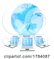 Computer Cloud Data Earth Technology Concept