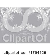 Poster, Art Print Of Decorative Hand Drawn Christmas Card Background