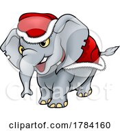 Poster, Art Print Of Christmas Elephant